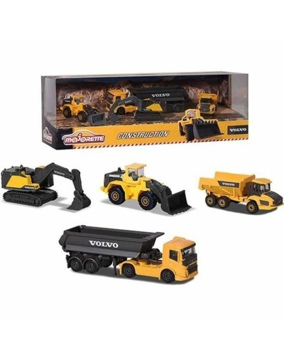 Majorette Toy Tractor Construction - Metal, Realistic Movement
