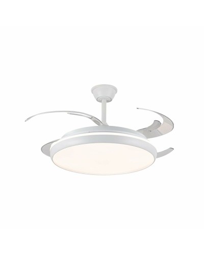Ventilatore da Soffitto CristalRecord CHARLY L RETRAC Trasparente 80 W