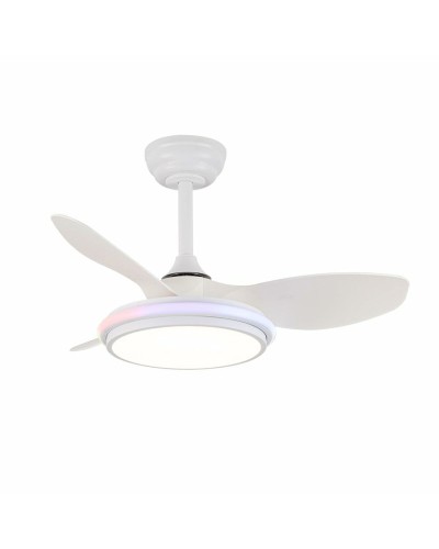 Ventilador de Techo CristalRecord STEL EVO MINI RGB RETRAC Transparente