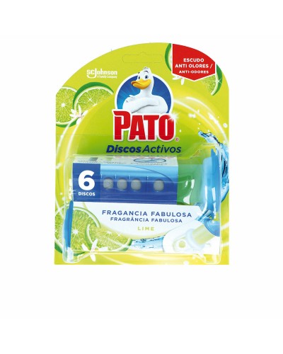 Ambientador de inodoro Pato Discos Activos Lima 6 Unidades Desinfectante
