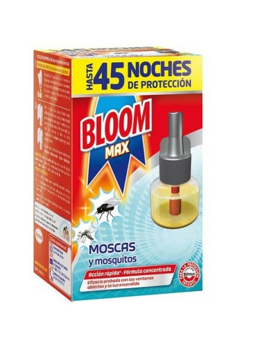 Antimosquitos Eléctrico Bloom Bloom Max Moscas Mosquitos 45 Noches 1 unidad 18 ml