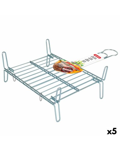 Grill Algon   Doppia Zincato 25 x 30 cm (5 Unità)