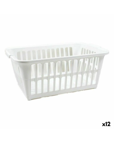 Cesto per i Panni Sporchi Tontarelli Classic Bianco 35 L 58 x 41 x 24 cm (12 Unità)