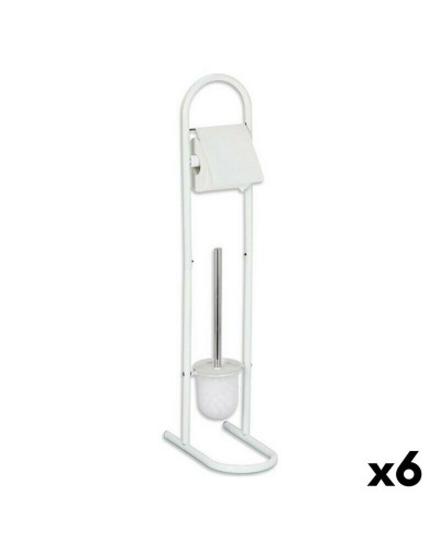 Portarrollos de Papel Higiénico con Soporte para Escobilla Confortime (6 Unidades)