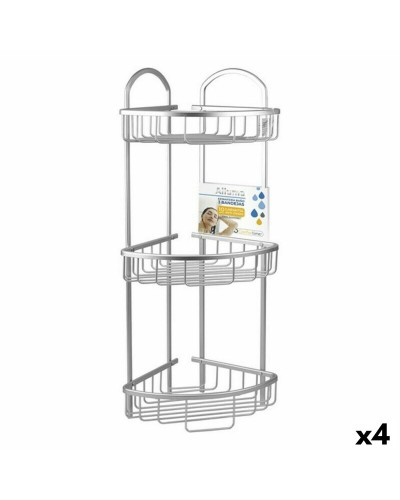 Scaffale ad Angolo Confortime Alluma 23 x 23 x 67,5 cm (4 Unità)