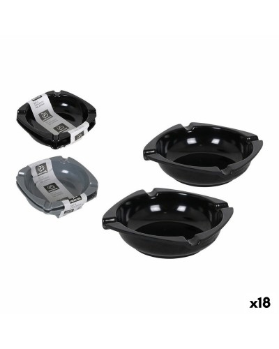 Posacenere Privilege Melammina 10 x 10 x 3 cm (2 Pezzi) (18 Unità) (10 cm)(2 pcs)