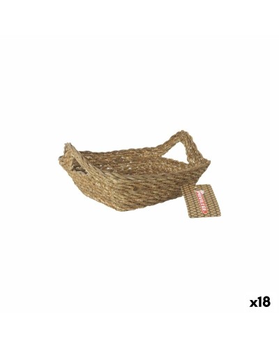 Scatola portaoggetti Privilege vimini 17 x 17 x 7 cm (18 Unità)