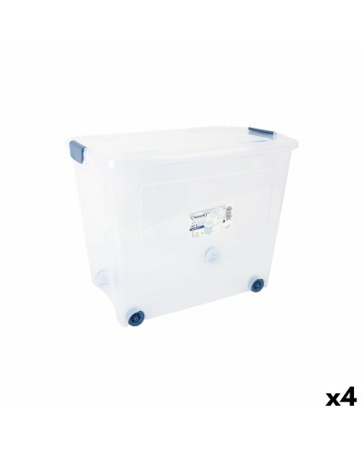 Caja de Almacenamiento con Ruedas Tontarelli 59 x 38'5 x 47'5 cm (4 Unidades)