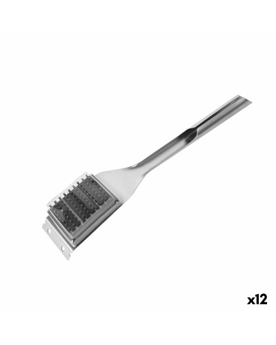 Spazzola di Pulizia per Barbecue Algon 44 x 6,5 x 4,5 cm Acciaio (12 Unità)