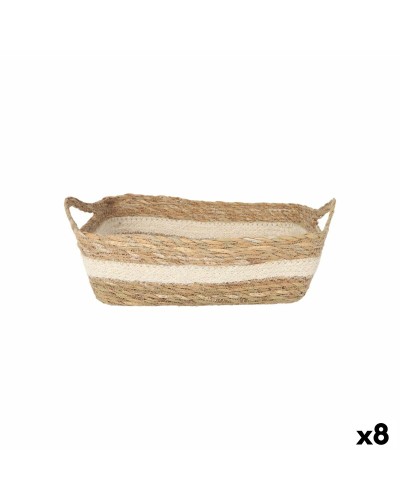 Caja de Almacenaje Privilege Mimbre 30 x 23 x 9 cm (8 Unidades)