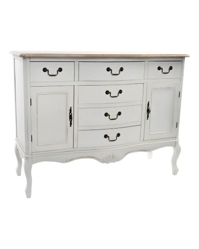 Credenza DKD Home Decor   Bianco Marrone Chiaro Abete 118 x 45 x 90 cm