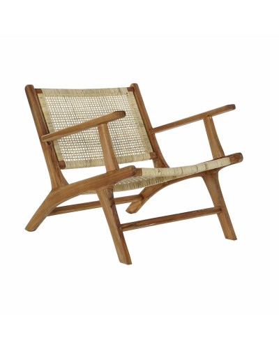 Butaca DKD Home Decor MB-182316 Natural Marrón claro Teca 69 x 78 x 68 cm
