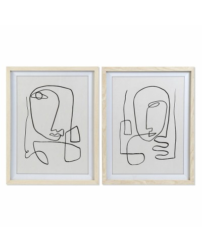 Quadro DKD Home Decor Astratto Moderno (55 x 2 x 70 cm) (2 Unità)
