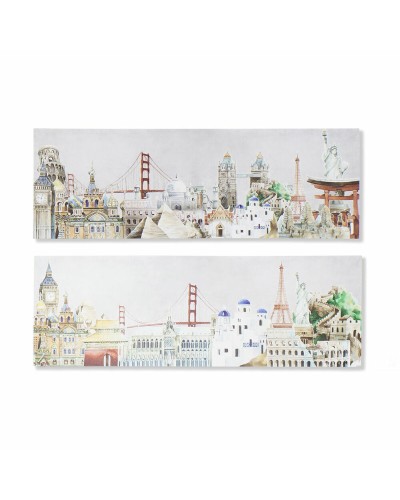 Quadro DKD Home Decor (2 Unità) (90 x 2 x 30 cm)