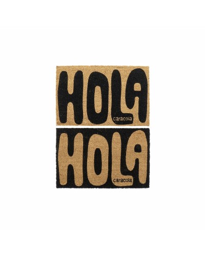 Zerbino DKD Home Decor Hola Caracola PVC Fibra (2 pcs) (60 x 40 x 1.5 cm)