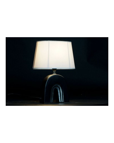 Lampada da tavolo DKD Home Decor Ceramica Nero Poliestere (20 x 20 x 31 cm) (2 pcs)