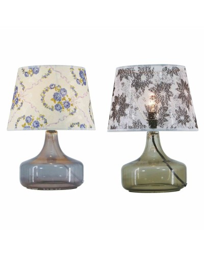 Lampada da tavolo DKD Home Decor 28 x 28 x 40,5 cm Cristallo Multicolore 220 V 50 W (2 Unità)