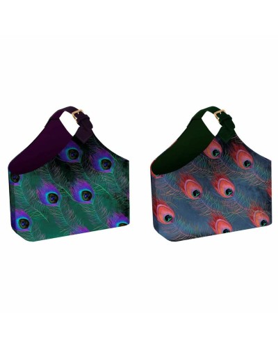 Portariviste DKD Home Decor Poliestere (2 pcs) (45 x 20 x 40 cm)