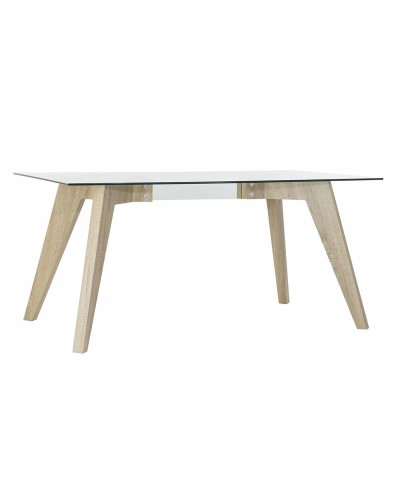 Tavolo da Pranzo DKD Home Decor Cristallo Legno MDF 160 x 90 x 75 cm