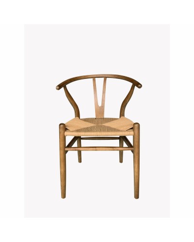 Silla de Comedor DKD Home Decor Natural 55 x 46 x 80 cm