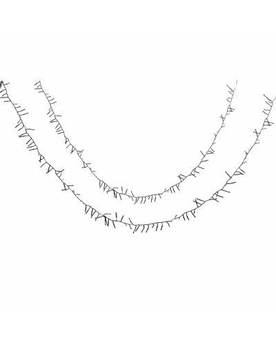 Striscia di luci DKD Home Decor Giallo Bianco LED (2 Unità)