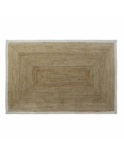 Alfombra DKD Home Decor Blanco Marrón claro Scandi 200 x 290 x 1 cm