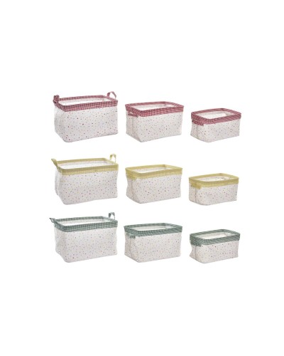 Juego de Cestas DKD Home Decor 35 x 21 x 20 cm