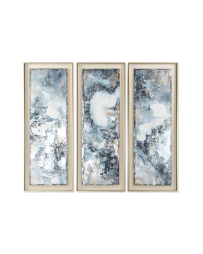 Cuadro DKD Home Decor Abstracto Moderno (53,5 x 5 x 140 cm) (3 Unidades)