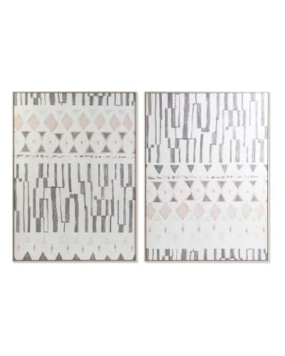 Quadro DKD Home Decor 100 x 4 x 140 cm Boho (2 Unità)