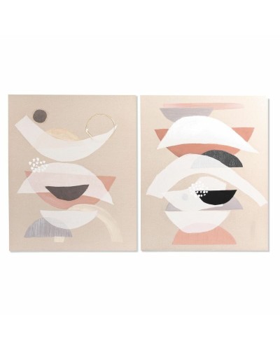 Quadro DKD Home Decor 75,5 x 3,7 x 100 cm Astratto Moderno (2 Unità)