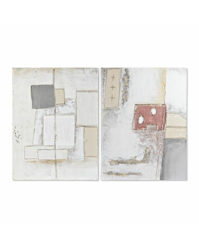 Quadro DKD Home Decor 90 x 3,7 x 120 cm Astratto Moderno (2 Unità)