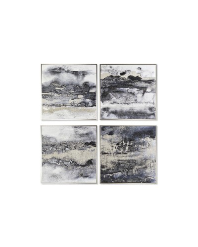 Cuadro DKD Home Decor 79 x 2,5 x 79 cm Abstracto Moderno (4 Piezas)