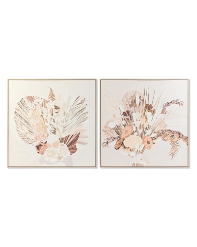 Quadro DKD Home Decor 100 x 4 x 100 cm Città (2 Unità)