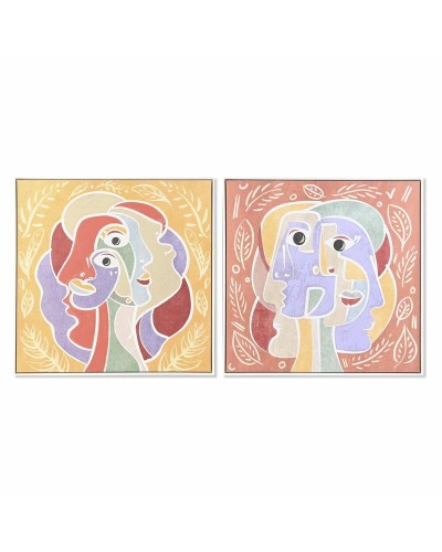 Quadro DKD Home Decor 83 x 4 x 83 cm Astratto Città (2 Unità)