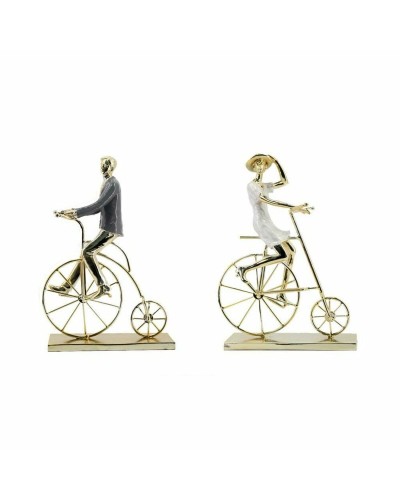 Statua Decorativa DKD Home Decor Metallo Alluminio Resina (22,5 x 11 x 33,5 cm) (2 Unità)