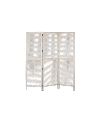 Paravento DKD Home Decor Bianco Legno di mango Legno MDF 150 x 2 x 180 cm