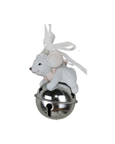 Decorazione Natalizia DKD Home Decor Mouse Resina (7 x 4,5 x 9 cm) (6 Unità)