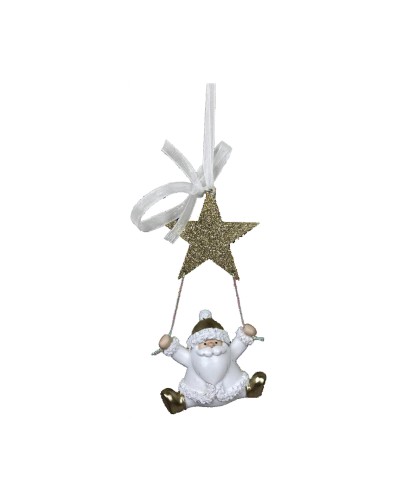 Decorazione Natalizia DKD Home Decor Resina Babbo Natale (6,5 x 4 x 13,5 cm) (6 Unità)