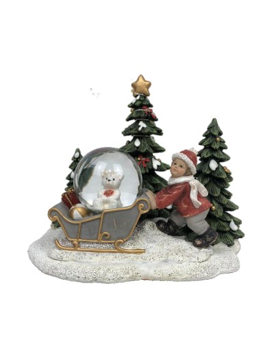 Decorazione Natalizia DKD Home Decor Resina (16 x 12,5 x 14,5 cm) (2 Unità)