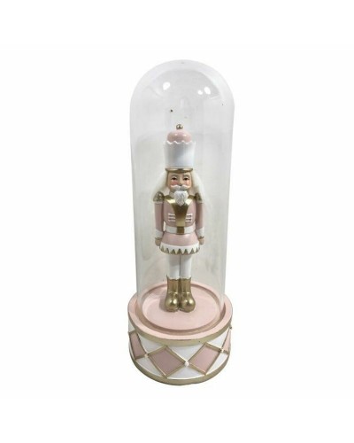 Adorno Navideño DKD Home Decor Cristal Resina Cascanueces (10 x 10 x 26 cm) (2 Unidades)