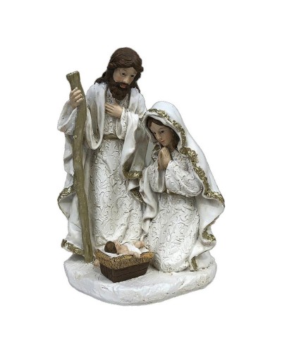 Presepe di Natale DKD Home Decor Resina (2 Unità) (12 x 10 x 19 cm)