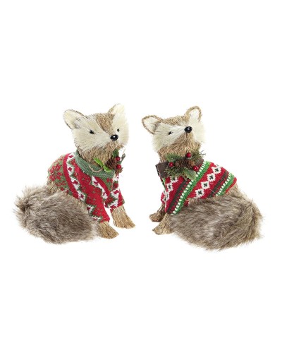 Adorno Navideño DKD Home Decor Poliéster (16 x 18 x 21 cm) (2 Unidades)