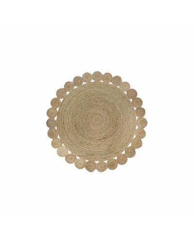 Tappeto DKD Home Decor Marrone Naturale 150 x 150 x 1 cm
