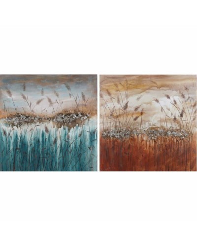 Cuadro DKD Home Decor 100 x 3,5 x 100 cm Moderno (2 Unidades)