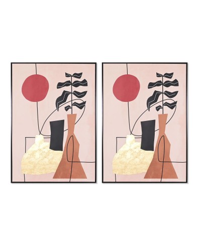 Quadro DKD Home Decor 83 x 4,5 x 122,5 cm 83 x 4,5 x 123 cm Vaso Scandinavo (2 Unità)