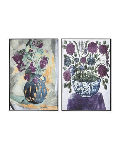 Quadro DKD Home Decor 83 x 4,5 x 122,5 cm 83 x 4,5 x 123 cm Vaso Tradizionale (2 Unità)