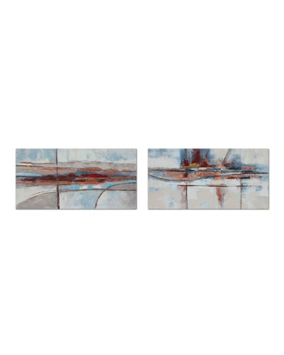 Quadro DKD Home Decor 140 x 2,8 x 70 cm Astratto Moderno (2 Unità)