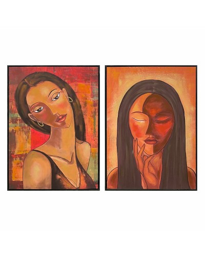 Painting DKD Home Decor Abstract Modern (60 x 3,5 x 90 cm) (2 Units)