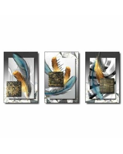 Cuadro DKD Home Decor Moderno (53 x 3,5 x 73 cm) (3 Unidades)