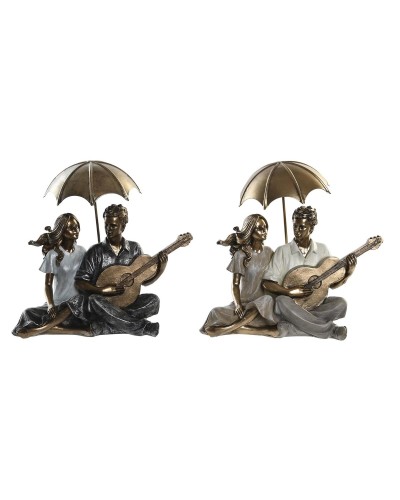 Decorative Figure DKD Home Decor 18 x 11 x 12,5 cm 18 x 11 x 17 cm Multicolour Pair (2 Units)